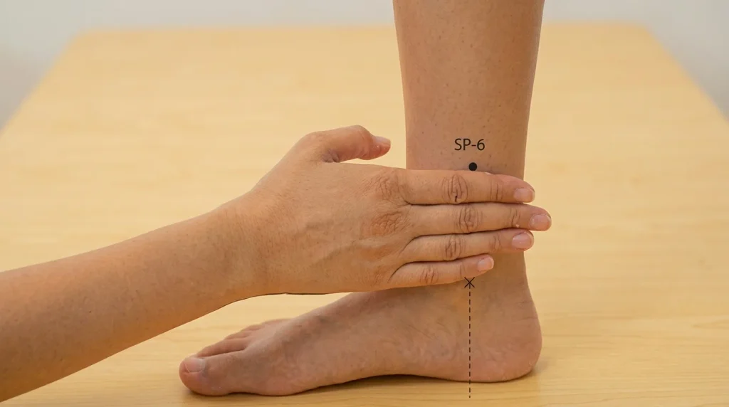 acupressure points for sleep - sanyinjiao