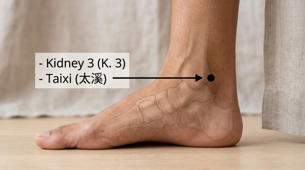 acupressure points for sleep - taixi