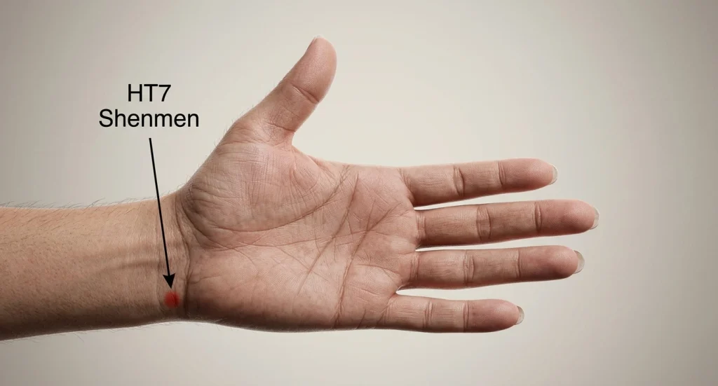 acupressure points for sleep - shenmen