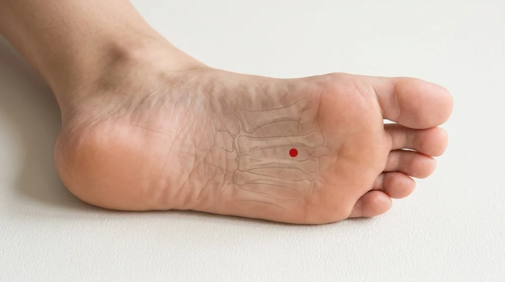 acupressure points for sleep - yongquan