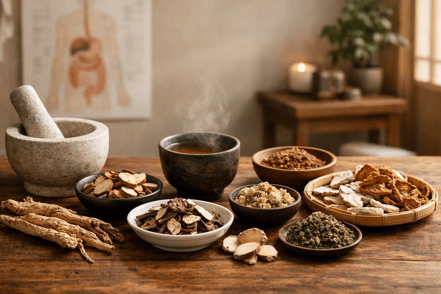 Chinese herbs for acid reflux