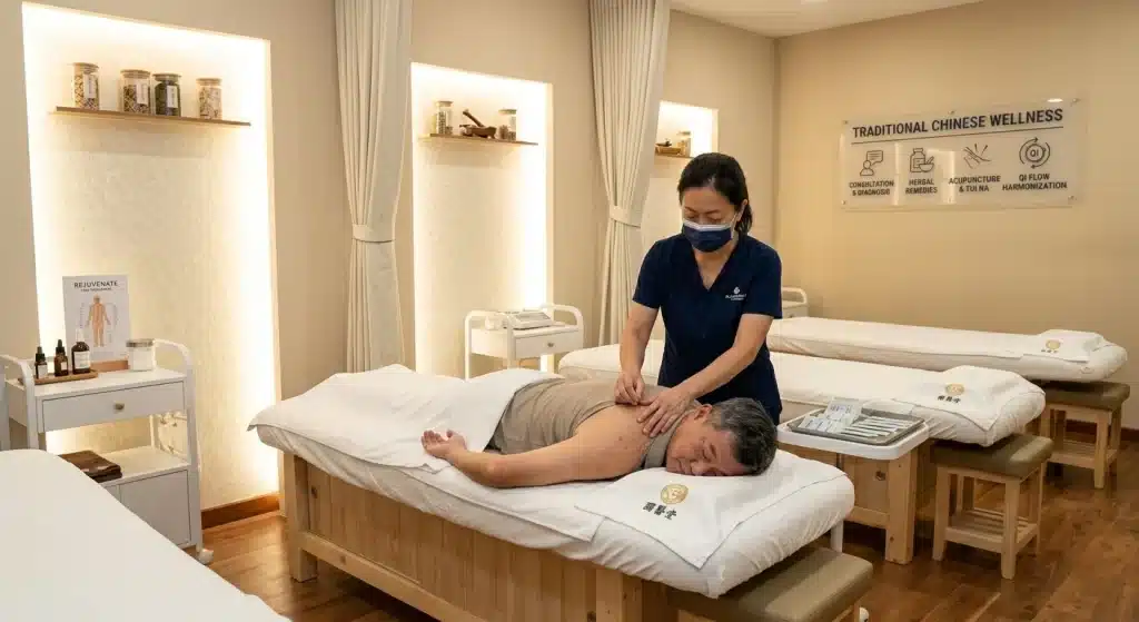 professional meridian massage therapist